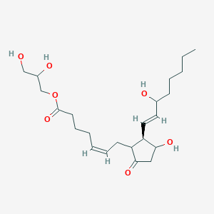 molecular formula C23H38O7 B7852390 2,3-dihydroxypropyl (Z)-7-[(2R)-3-hydroxy-2-[(E)-3-hydroxyoct-1-enyl]-5-oxocyclopentyl]hept-5-enoate 