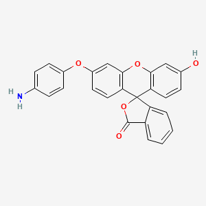 molecular formula C26H17NO5 B7852423 3-(对氨基苯基)荧光素 