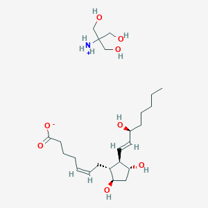 molecular formula C24H45NO8 B7852448 9beta,11alpha,15S-TRIHYDROXY-PROSTA-5Z,13E-DIEN-1-OIC ACID, TRIS (HYDROXYMETHYL)AMINOMETHANE SALT 