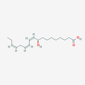 molecular formula C18H30O3 B7852473 (9S,10Z,12Z,15Z)-9-hydroxyoctadeca-10,12,15-trienoic acid 