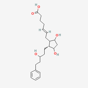 molecular formula C23H34O5 B7852629 5-trans Latanoprost (free acid) 