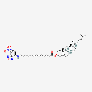 molecular formula C46H72N4O5 B7852637 5-cholesten-3-ol 12-[(7-nitro-2-1,3-benzoxadiazol-4-yl)aMino]dodecanoate 