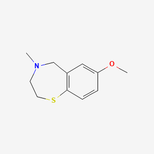 2,3,4,5-Tetrahydro-7-methoxy-4-methyl-1,4-benzothiazepine