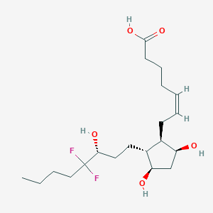 molecular formula C20H34F2O5 B7852671 13,14-dihydro-16,16-difluoro Prostaglandin F2alpha 
