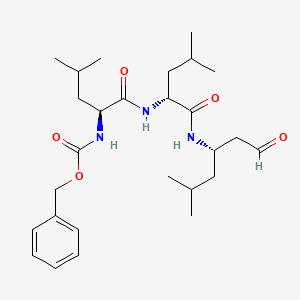 molecular formula C27H43N3O5 B7852708 Cbz-Leu-D-Leu-bAla(3S-iBu)-al 