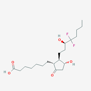 molecular formula C20H34F2O5 B7852716 15-羟基鲁比前列酮 