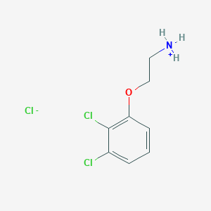 2-(2,3-Dichlorophenoxy)ethylazanium;chloride