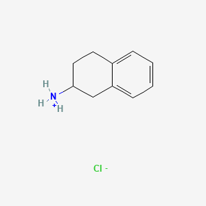 molecular formula C10H14ClN B7852834 Tetrahydro-2-naphthylamine hydrochloride CAS No. 29730-81-2