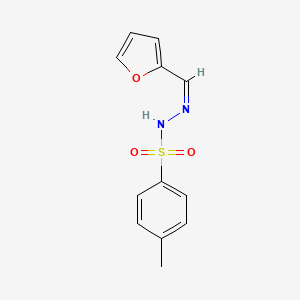 molecular formula C12H12N2O3S B7852851 2-Furancarbaldehyde tosylhydrazone 