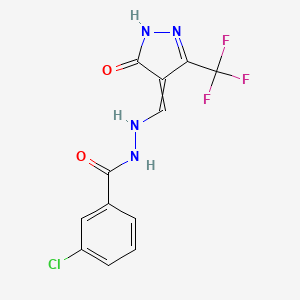 molecular formula C12H8ClF3N4O2 B7852974 CID 6807319 