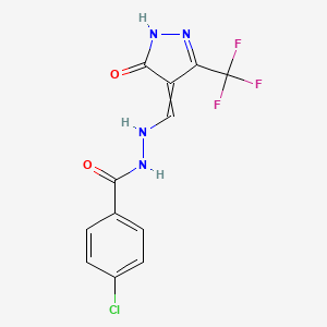 molecular formula C12H8ClF3N4O2 B7852982 CID 6790762 