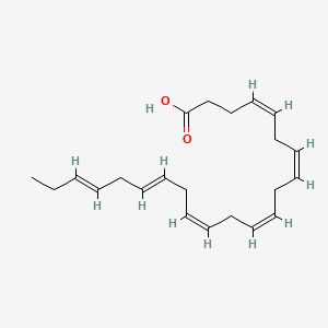 molecular formula C22H32O2 B7853119 (4Z,7Z,10Z,13Z,16E,19E)-二十二碳四烯酸 