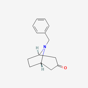 molecular formula C14H17NO B7853134 (1R,5S)-8-benzyl-8-azabicyclo[3.2.1]octan-3-one 
