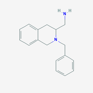 molecular formula C17H20N2 B7853179 2-Benzyl-3-aminomethyl-1,2,3,4-tetrahydro-isoquinoline 