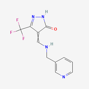 molecular formula C11H9F3N4O B7853214 CID 6808575 
