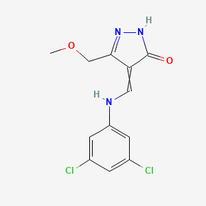 molecular formula C12H11Cl2N3O2 B7853238 CID 6846675 