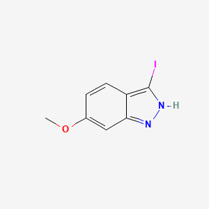 molecular formula C8H7IN2O B7853415 3-碘-6-甲氧基-1H-吲唑 CAS No. 1150618-46-4