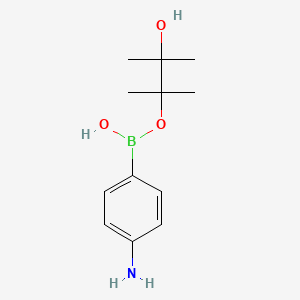 molecular formula C12H20BNO3 B7853457 4-Aminophenylboronic acid pinacol ester[214360-73-3] 