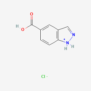 1H-indazol-1-ium-5-carboxylic acid;chloride