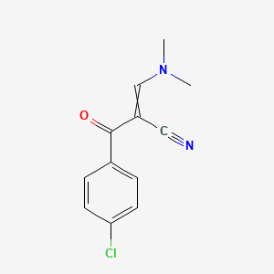 2-[(Dimethylamino)methylene]-3-(4-chlorophenyl)-3-oxo-propanenitrile