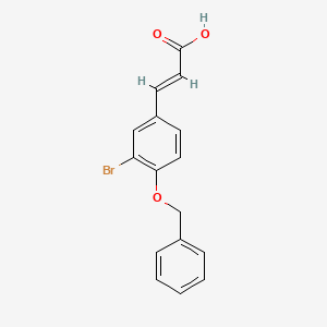 3-[4-(Benzyloxy)-3-bromophenyl]acrylic acid