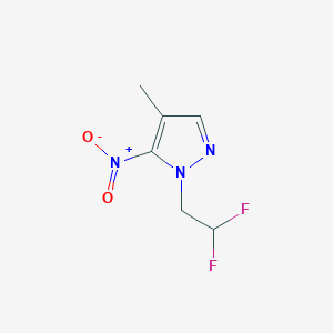 1-(2,2-difluoroethyl)-4-methyl-5-nitro-1H-pyrazole