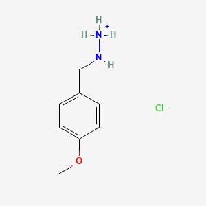 molecular formula C8H13ClN2O B7853649 4-Methoxybenzylhydrazine hydrochloride 