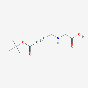 2-[(4-tert-butoxy-4-oxo-but-2-ynyl)amino]acetic acid;Boc-D-Propargylglycine