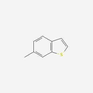 molecular formula C9H8S B7853685 6-Methylbenzo[b]thiophene CAS No. 31393-23-4