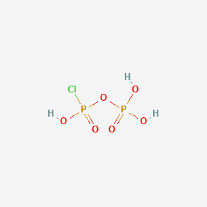 molecular formula ClH3O6P2 B7853743 Phosphoryl chloride, pyro 