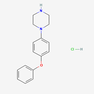 molecular formula C16H19ClN2O B7853904 1-(4-Phenoxyphenyl)piperazine hydrochloride CAS No. 62755-60-6