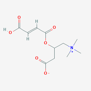 molecular formula C11H17NO6 B7854135 O-fumarylcarnitine 