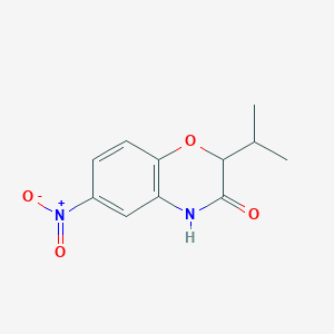 2-isopropyl-6-nitro-4H-benzo[1,4]oxazin-3-one