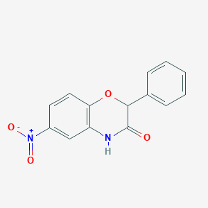 6-Nitro-2-phenyl-2H-benzo[b][1,4]oxazin-3(4H)-one
