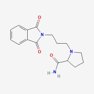 1-[3-(1,3-Dioxoisoindol-2-yl)propyl]pyrrolidine-2-carboxamide