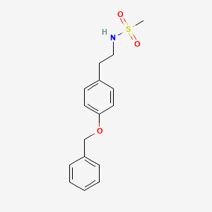 N-{2-[4-(benzyloxy)phenyl]ethyl}methanesulfonamide
