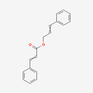molecular formula C18H16O2 B7854587 2-Propenoic acid, 3-phenyl-, 3-phenyl-2-propenyl ester 