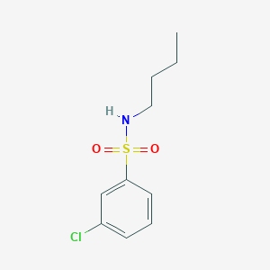molecular formula C10H14ClNO2S B7854621 N-butyl-3-chlorobenzene-1-sulfonamide 