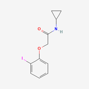 molecular formula C11H12INO2 B7854653 N-cyclopropyl-2-(2-iodophenoxy)acetamide 