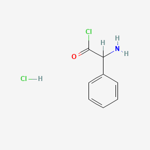 molecular formula C8H9Cl2NO B7854708 (2-Chloro-2-oxo-1-phenylethyl)ammonium chloride CAS No. 5321-31-3