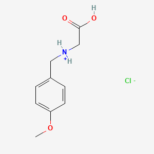 Carboxymethyl-[(4-methoxyphenyl)methyl]azanium;chloride