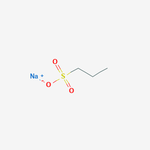 molecular formula C3H7NaO3S B078549 丙烷磺酸钠 CAS No. 14533-63-2