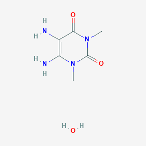 molecular formula C6H12N4O3 B7855021 5,6-Diamino-1,3-dimethyluracil hydrate 