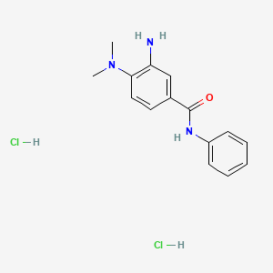 3-amino-4-(dimethylamino)-N-phenylbenzamide dihydrochloride