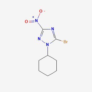 5-bromo-1-cyclohexyl-3-nitro-1H-1,2,4-triazole