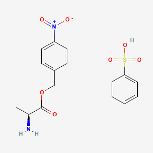 (S)-4-nitrobenzyl 2-aminopropanoate benzenesulfonate