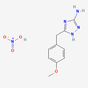 5-(4-methoxybenzyl)-1H-1,2,4-triazol-3-amine nitrate