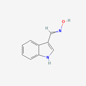 molecular formula C9H8N2O B7855373 1H-吲哚-3-甲醛肟 