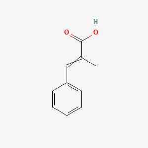 molecular formula C10H10O2 B7855446 2-丙烯酸，2-甲基-3-苯基- 