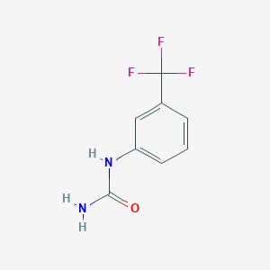 molecular formula C8H7F3N2O B078555 [3-(三氟甲基)苯基]脲 CAS No. 13114-87-9